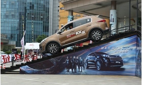 起亞KX5巡展LED屏租賃