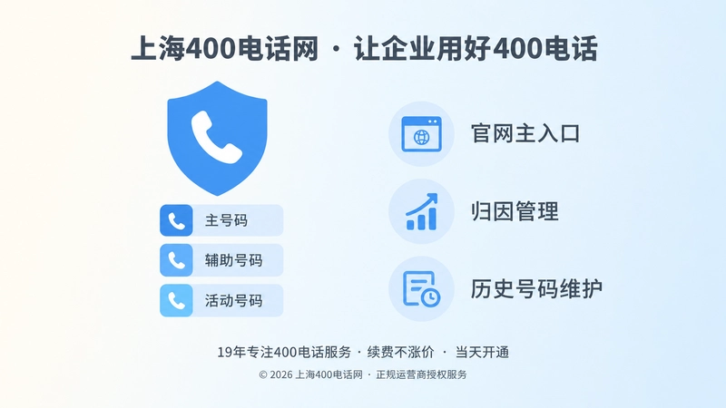 主号码、辅助号码、活动号码的分层管理示意